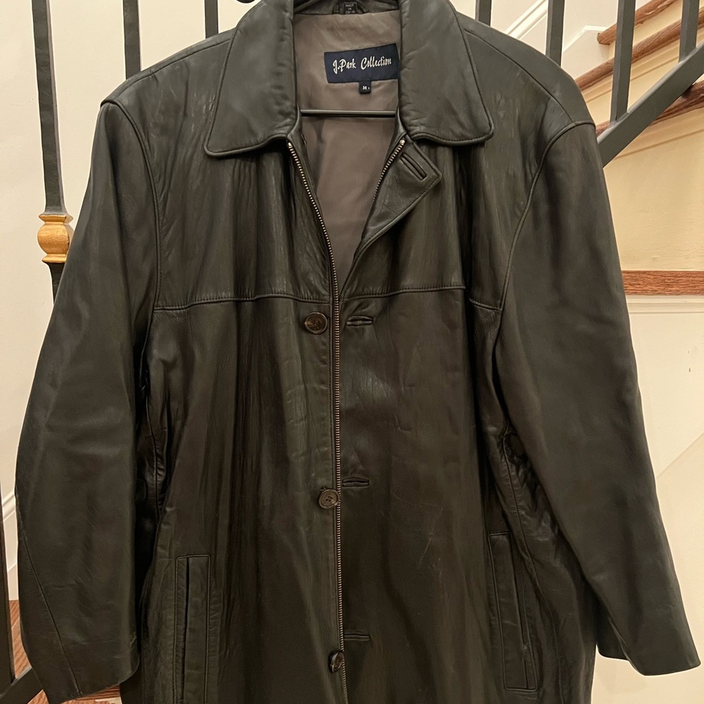 JPARK LEARHER MENS JACKET